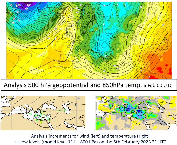 Weather charts from 5+6 February 2023
